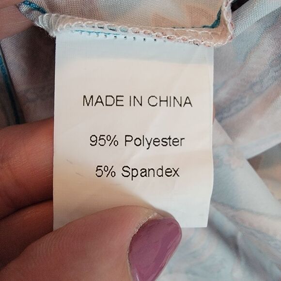 Oc Order Plus Nwt paisley faux wrap maxi dress large - Picture 7 of 7